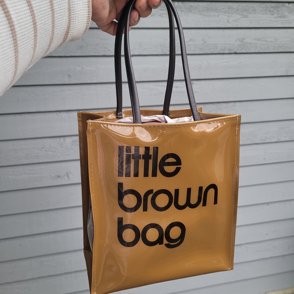 Bloomingdale's Little Brown Bag Tote - Picture 2 of 6